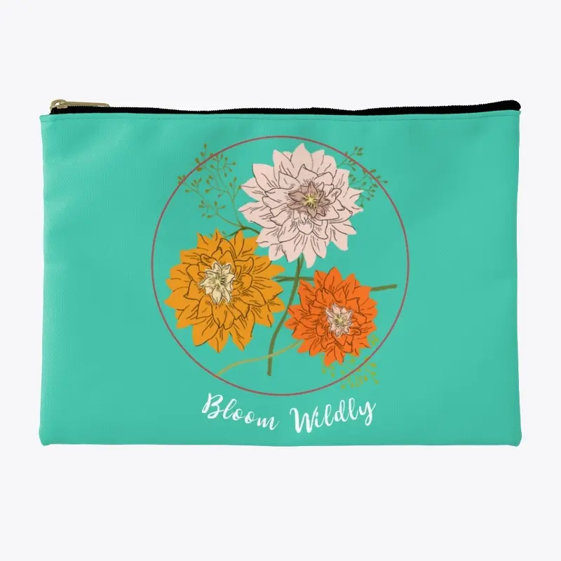 Bloom wildly floral quote shirt