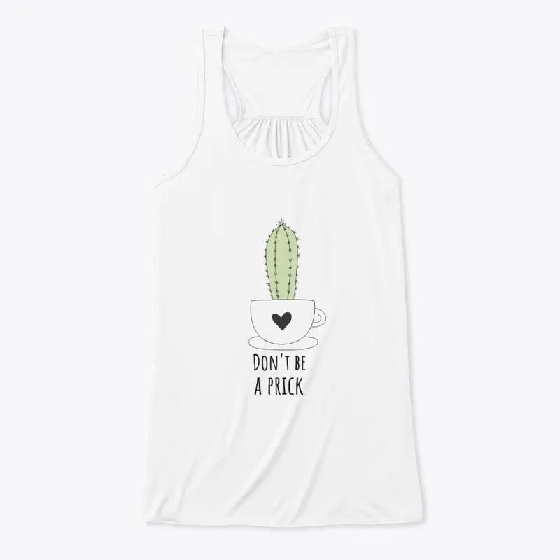 Don't be a prick cactus design