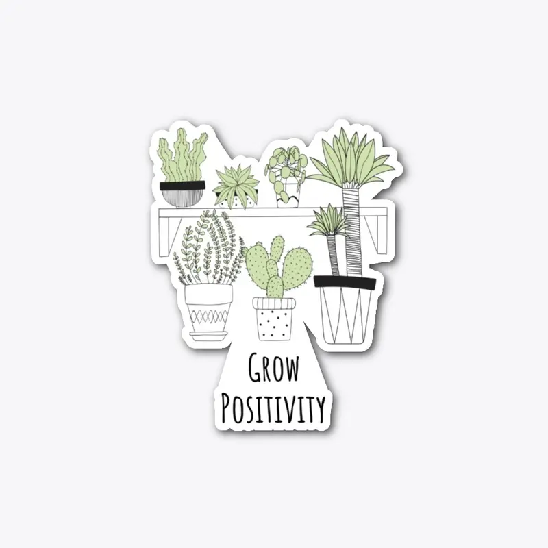 Grow Positivity Floral Design 