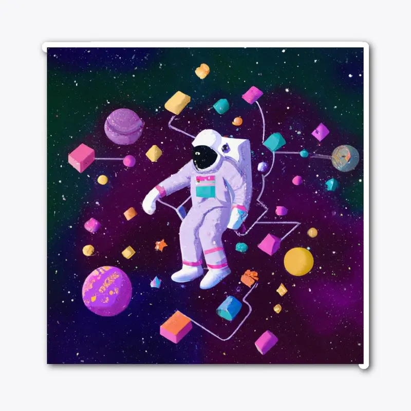 Block Chain Space Man